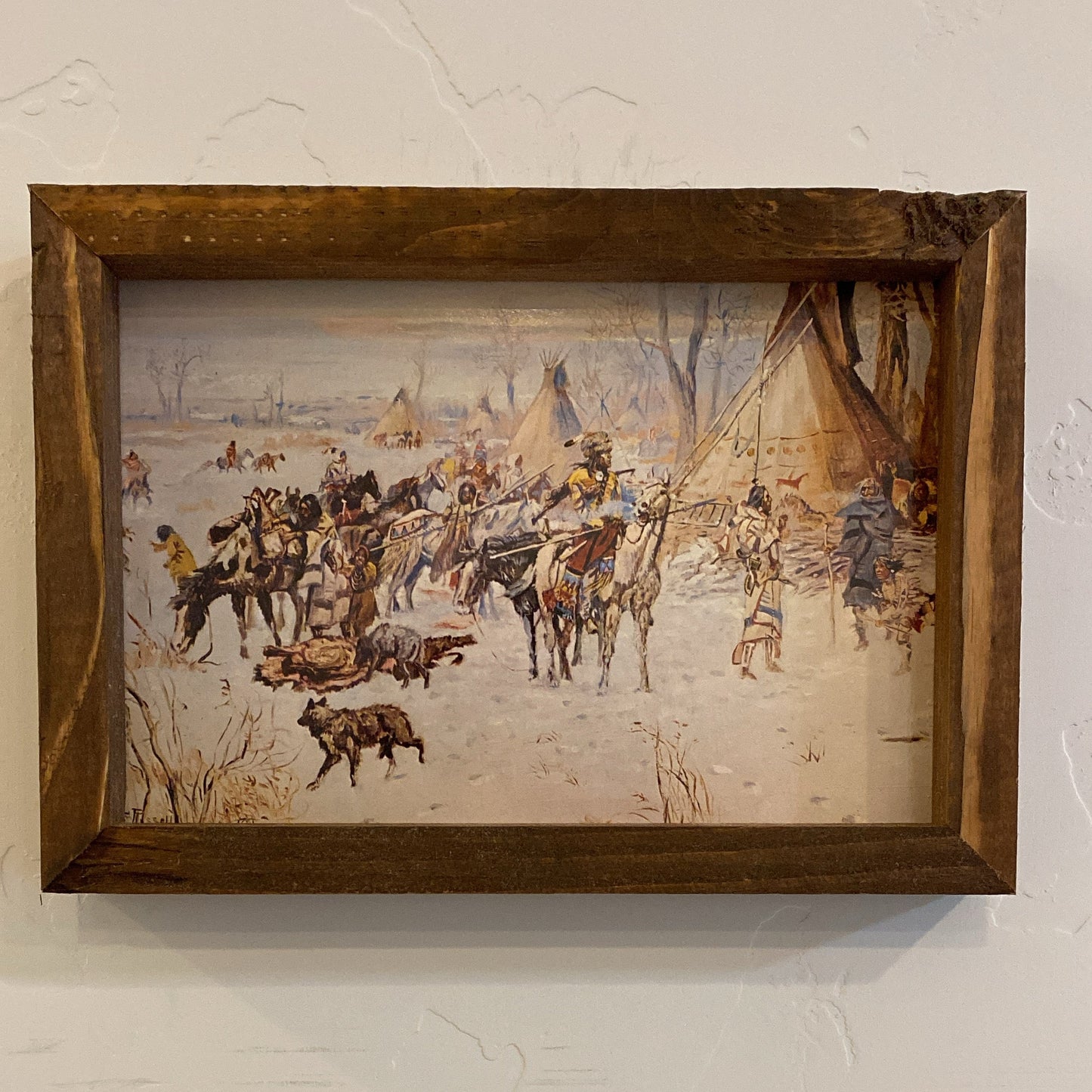 "Indian Hunter's Return"