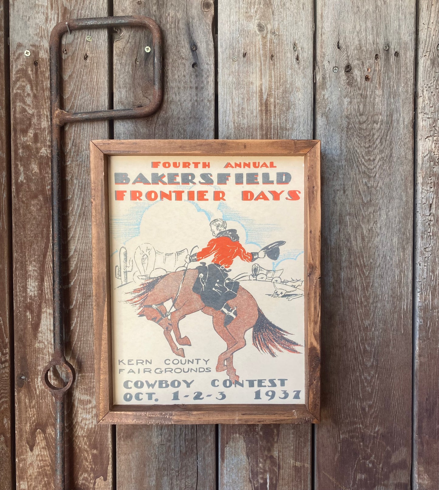 Bakersfield Rodeo Poster- 11x14