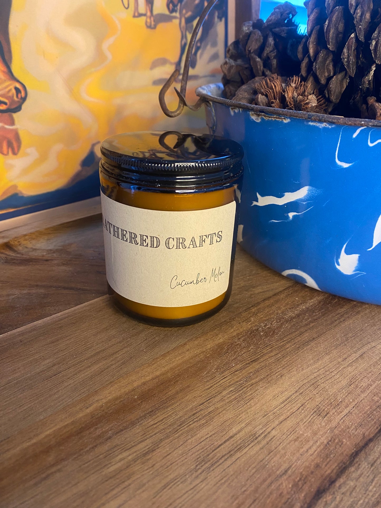 8 oz. Candle- Cucumber Melon
