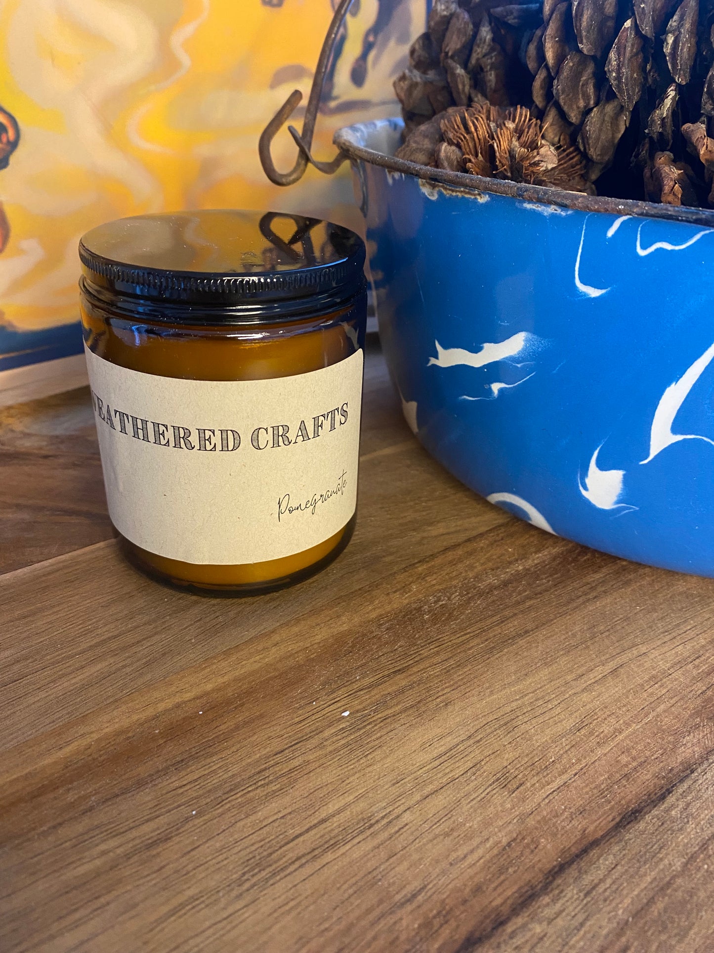 8 oz. Candle- Pomegranate