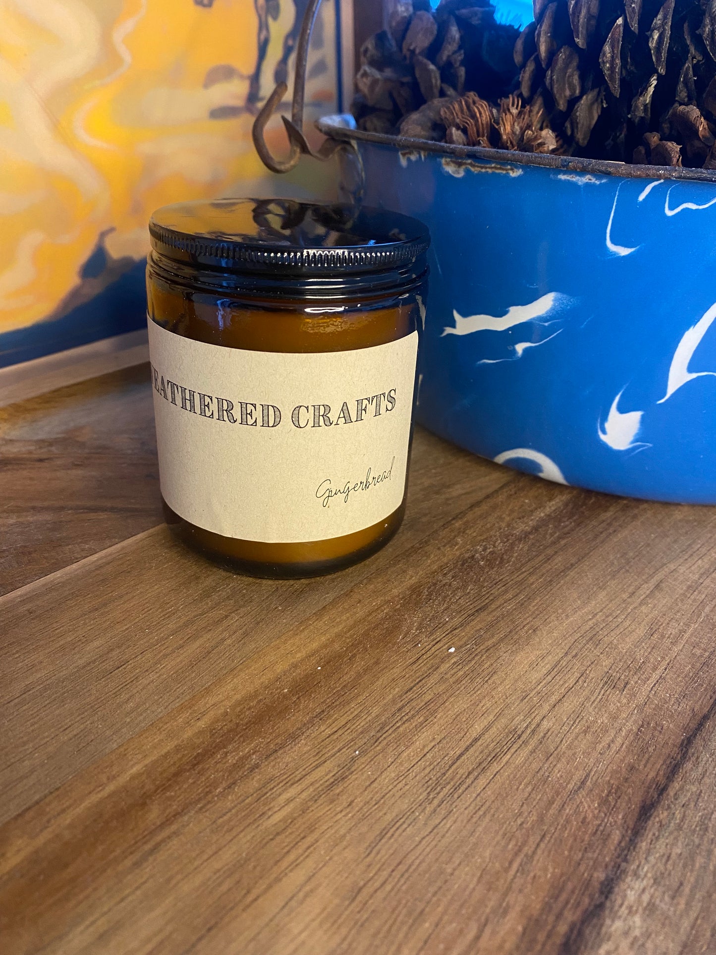 8 oz. Candle- Gingerbread