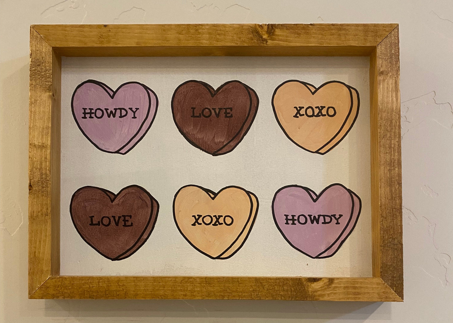 Howdy Hearts- Light Purple