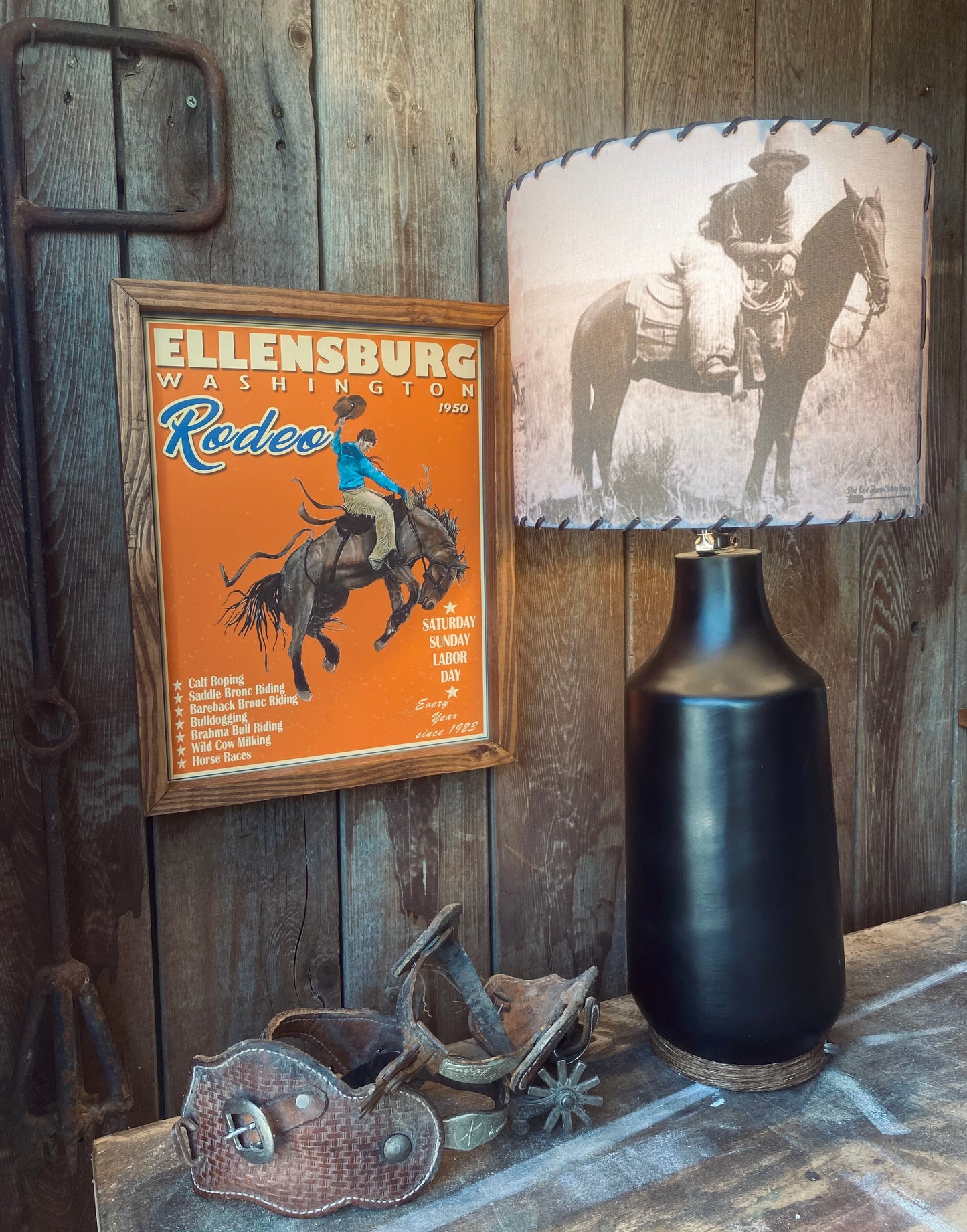 Wagon Trail Lampshade- Medium