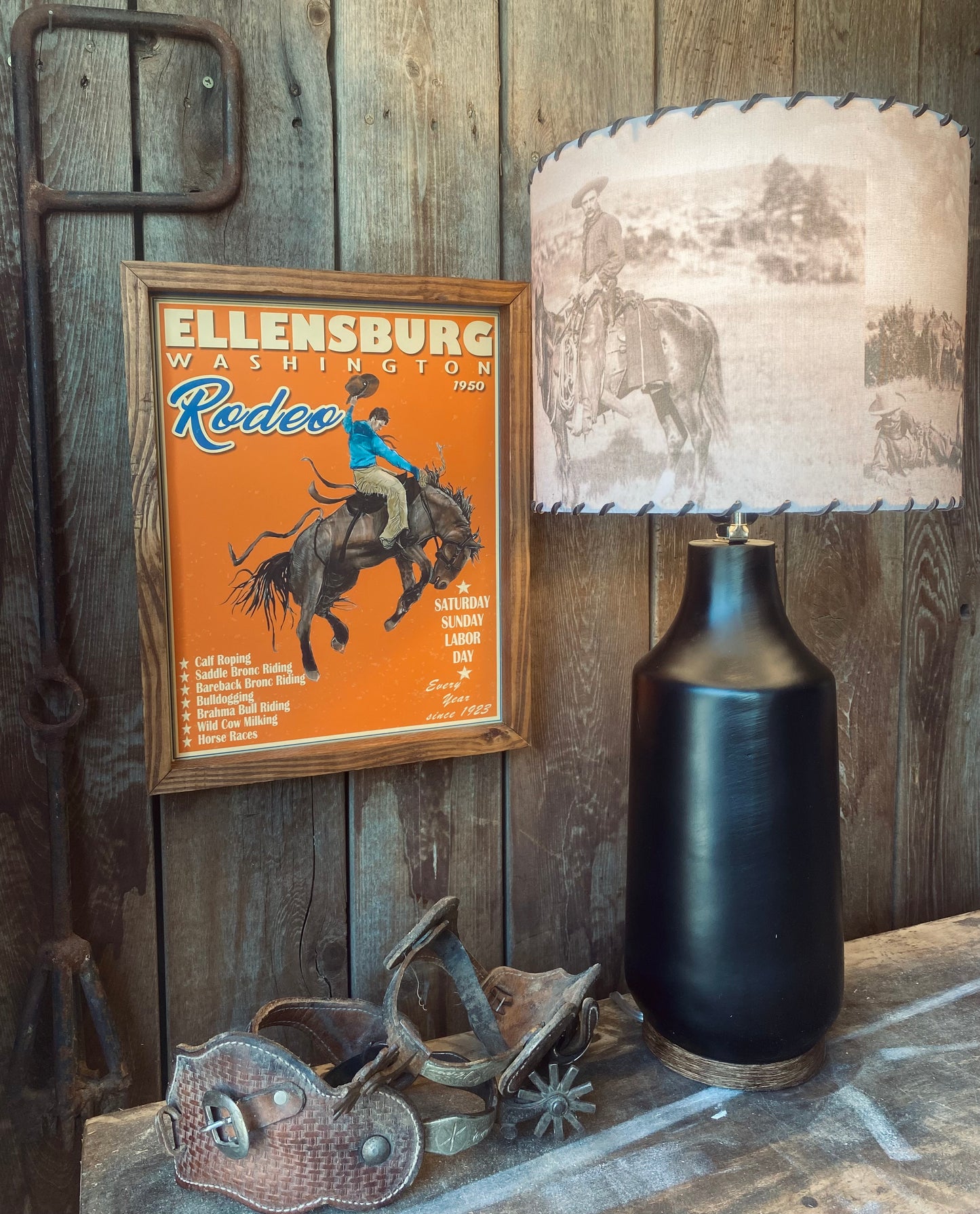 Wagon Trail Lampshade- Medium