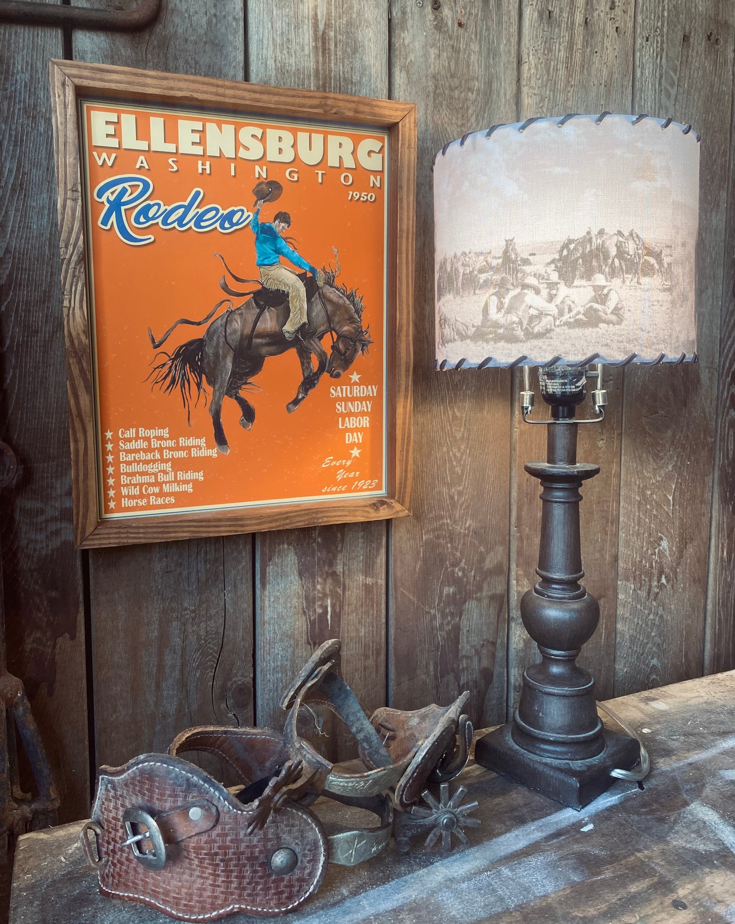Wagon Trail Lampshade- Small