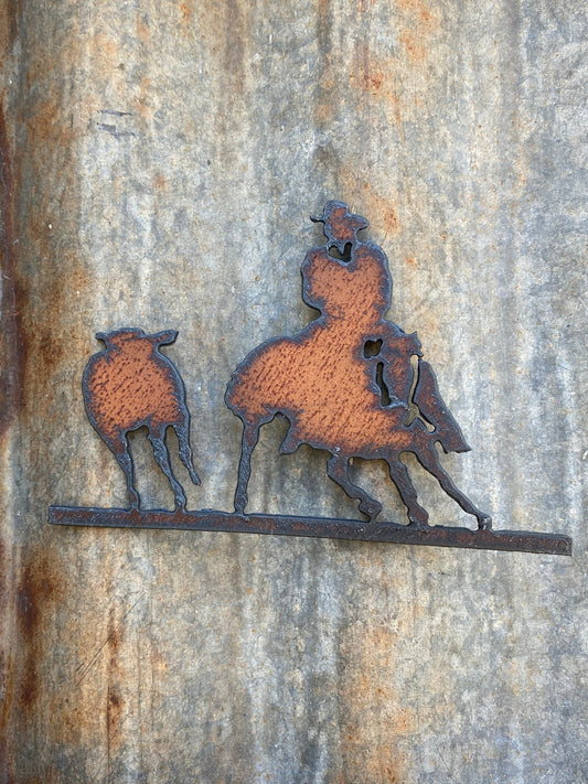 Cutter Horse Magnet