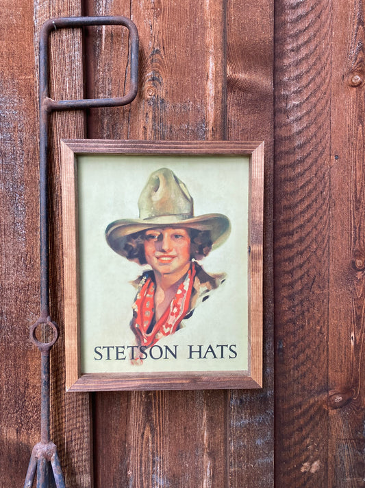 Cowgirl Stetson Hats Poster- 11x14