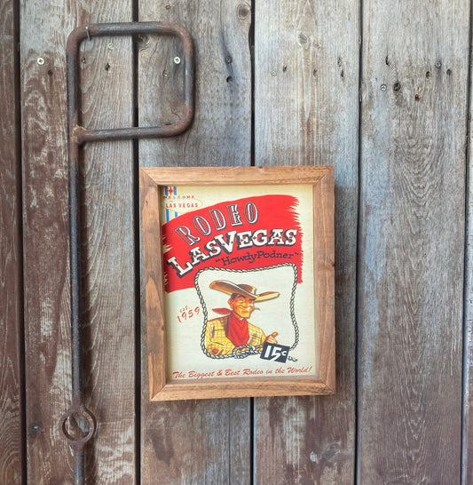 Las Vegas Rodeo Poster- 8x10