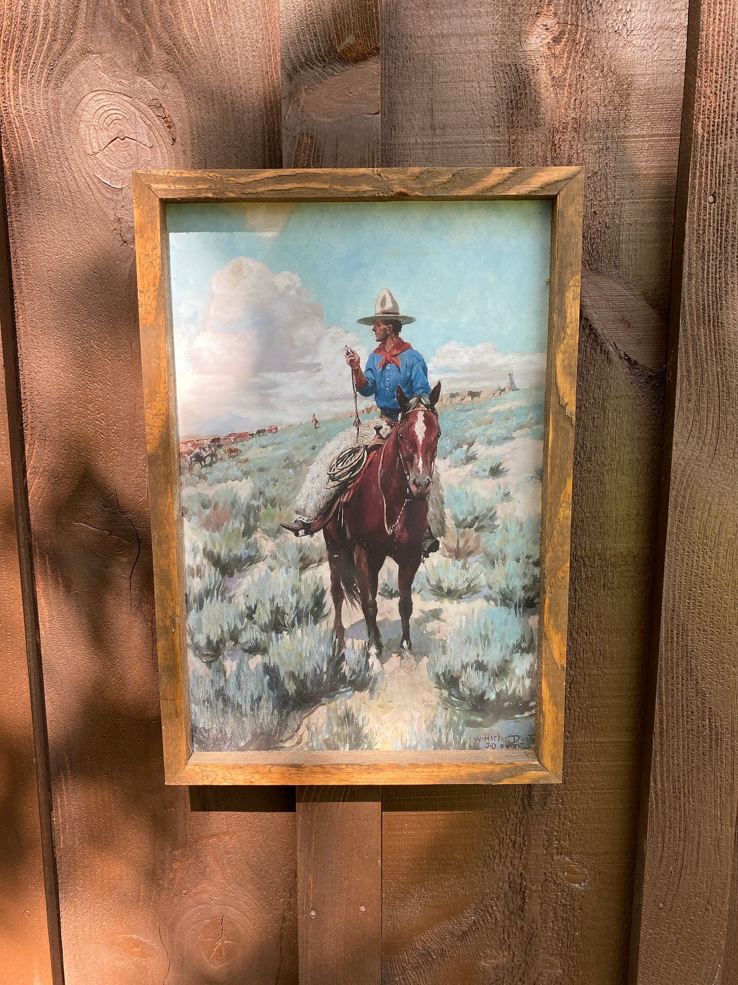 Sagebrush Cowboy- W. Herbert Dunton