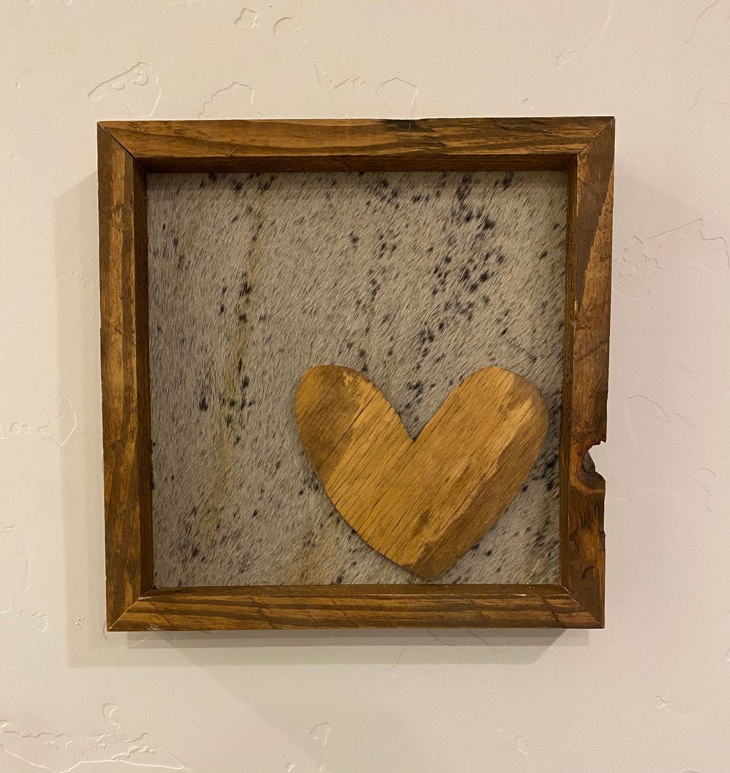 Cowhide Heart