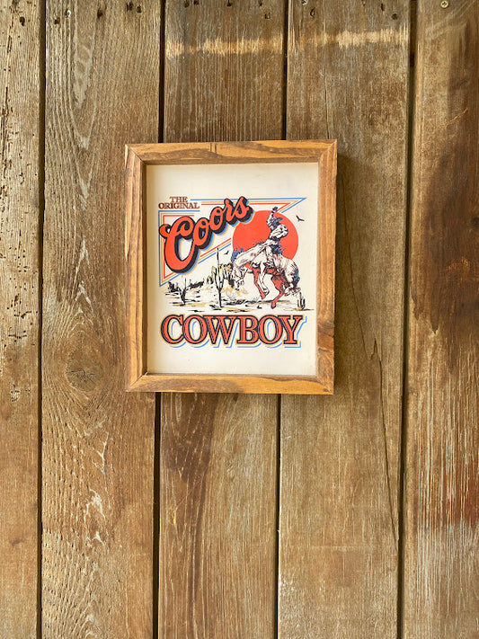 Coors Cowboy Frame- 8x10