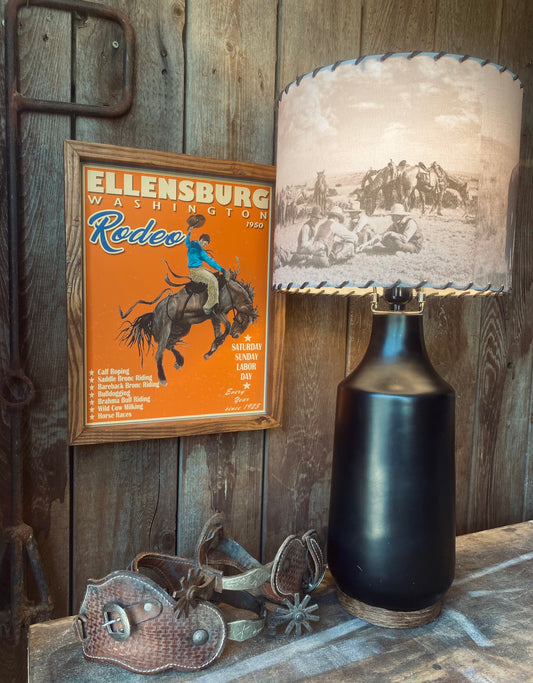 Wagon Trail Lampshade- Medium