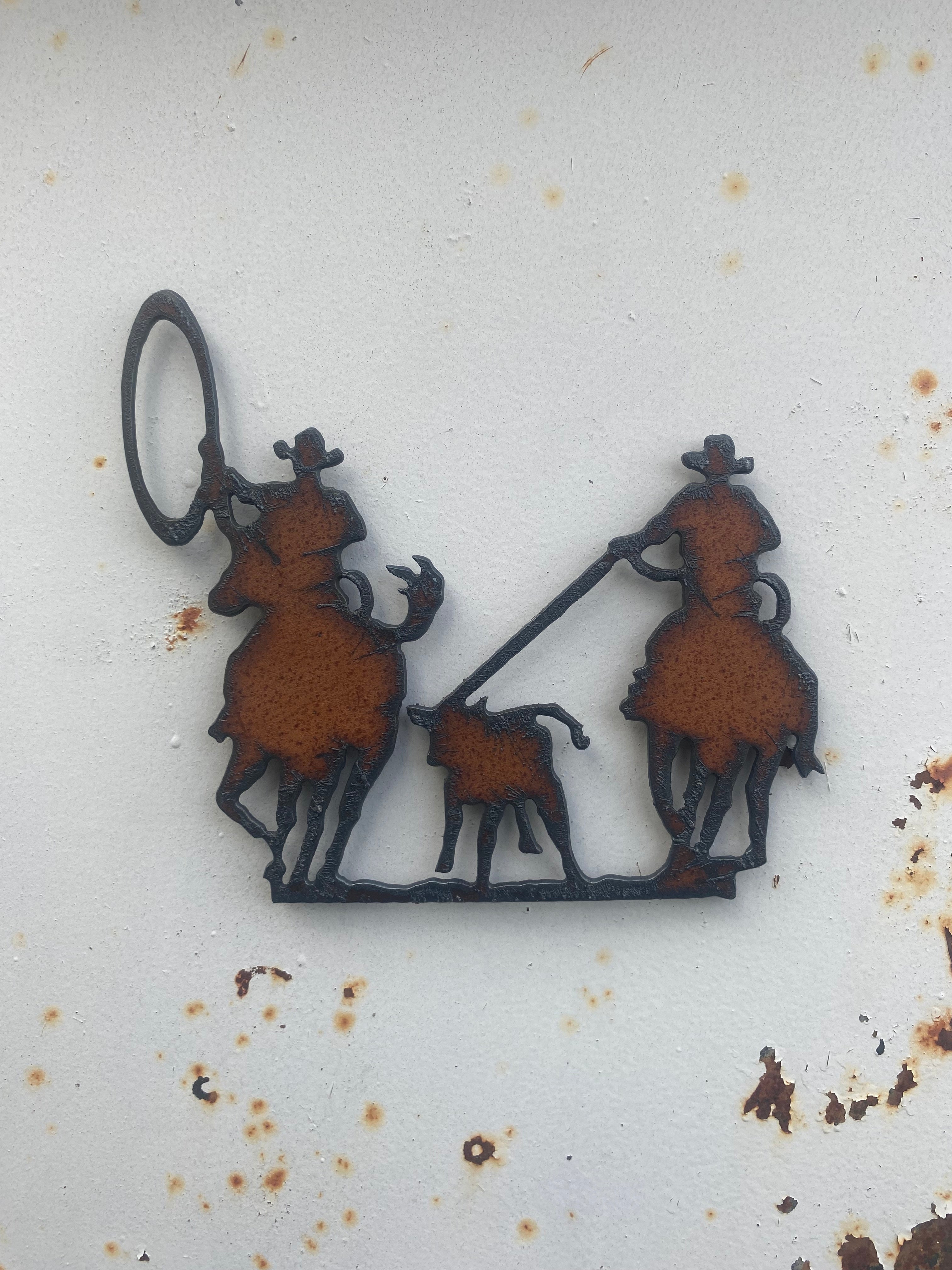 Team Roper Magnet – Weathered Crafts