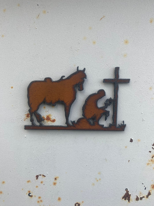 Cowboy at Cross Magnet